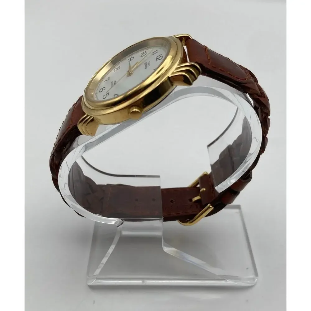 VTG Unique 90's Timex Indiglo Men's Watch 36mm - New Battery Adjustable WR